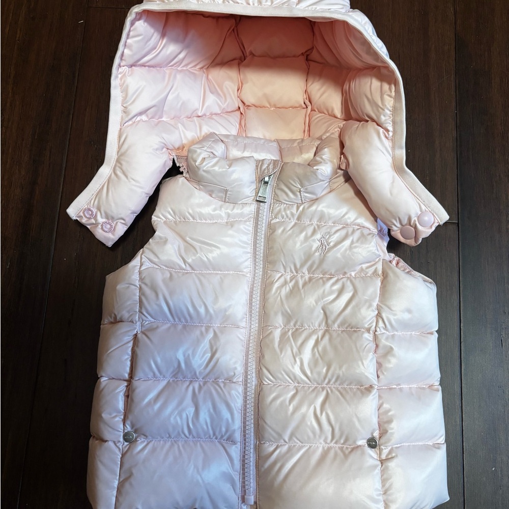 Ralph Lauren Pink Puffer Jacket
